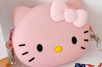 Hello Kitty Crossbody Lovely Bag with Adjustable Shoulder Strap, Best Gift – USA