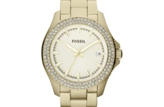 Fossil Retro Traveler Women’s Quartz Gold Stainless Steel Watch AM4453