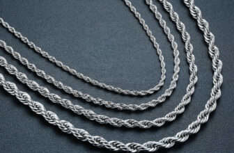 Rope Chain Necklace Silver Stainless Steel 3/4/5/7mm  20-30″ Mens Womens
