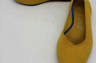 Rothys Yellow Size 10 Ballet Flats