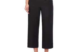S.C. & CO. 360 Degree Women’s Tummy Control Pull-on Wide Leg Pant