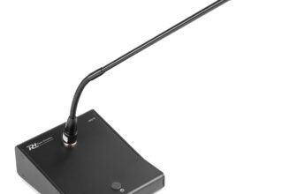 Power Dynamics TM370 Paging Microphone – Professional Desktop Microphone