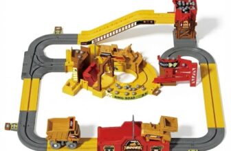 Construction Truck Track Set Mining Playset Dump Truck Excavator Crane Toy Kids