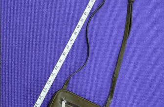 KARL LAGERFELD Black White Plaid Crossbody Bag Chain Strap Turn Lock Pockets