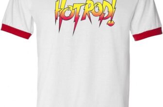 Men’s Rowdy Roddy Piper Hot Rod Wrestling White Adult T-Shirt