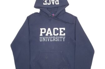 CHAMPION Hoodie USA College Jumper Sweatshirt Womens S