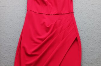 by & by Women 1 Dress Red Polyester Off Shoulder Bodycon Mini Cocktail Party