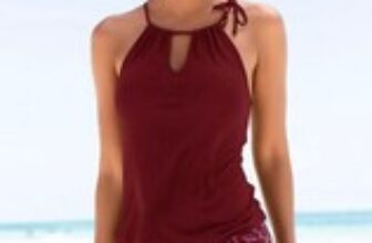 Fashion new women’s summer flower sleeveless beach skirt solid color vest skirt