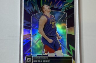 Nikola Jokic MVP DISPLAY REFRACTOR HOLO NBA Nuggets RARE Encased Card
