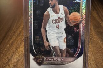 2025-26 Bowman Basketball – Evan Mobley #BCV-93 Mojo Refractor Cavs