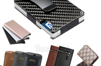 Men’s Wallet RFID Blocking Slim Money Clip Credit ID Card Holder Thin Minimalist