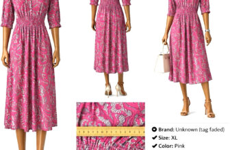 Women’s XL Pink Smocked Midi Dress Boho Flowy Cottagecore Resort Stretch Casual