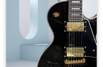 US Warehouse Custom LP Gloss  Black Beauty Electric Guitar Gold Parts HH Pickups