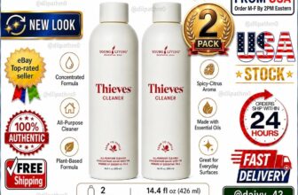 2 Pack Young Living Thieves Household Cleaner Essential Oil-Infused 14.4 fl oz🔥