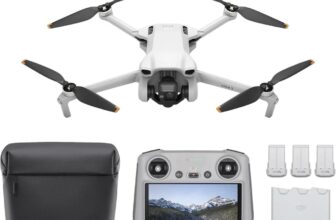 DJI Mini 3 Fly More Combo Drone (DJI RC),Camera Drones,3 Batteries,32800ft(10km)