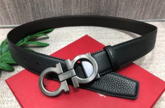 Salvatore Ferragamo Gancini Men’s Reversible Leather Belt