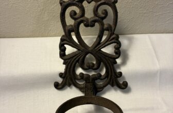 #Cast #Iron #Ornate  #Candle Or #Plant #Holder #Rustic #Farm #Antique  #eBay