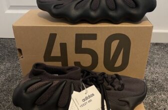 Size UK 7.5 – Adidas Yeezy 450  Dark Slate Utility Black