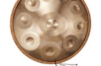 Handpan Drum 22 in 10 Notes D Minor Hand Drum Instrument with Mallet