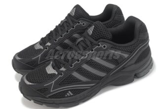 adidas Spiritain 2.0 Black Grey Silver Men Running Casual Shoes Sneakers JH8025