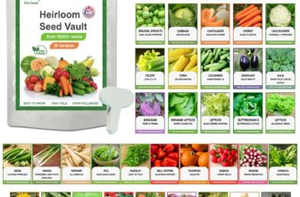 Heirloom Vegetable Seeds Survival Garden Kit – Over 18,000 Seeds, 39 Varieties