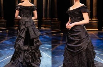Gothic Victorian Evening Dresses Ruched Bustle Formal Gowns Beaded Prom Dress