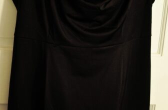 women’s cataloge brand dramatic dress size large black sequins sleeveless new!
