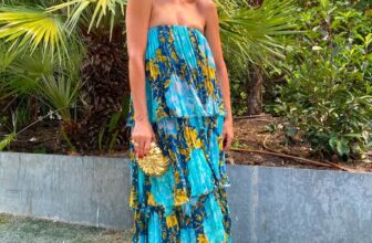 ZARA SOLD OUT BARE SHOULDERS STRAPLESS DRESS ZW COLLECTION BLUE 3001/119/400 XL