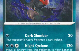 Darkrai Holo Rare Pokemon TCG Card 136/197
