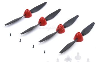 2/4pcs Propeller Set Eachine Mini Mustang P-51d Rc Airplane Spare Part 130x70mm