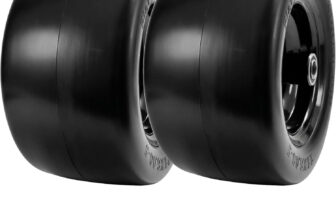 11X6.00-5 Flat Free Zero Turn Mower Tires 2-Pack Solid Rubber Cub Cadet Toro
