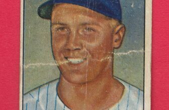 POOR BOBBY BROWN 1951 BOWMAN #110 CREASED LOW GRADE VINTAGE FILLER *TPHLC-3661