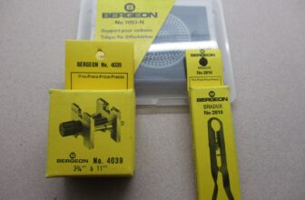BERGEON ~ BASE FOR DIALS / ROLLER REMOVER / MOVEMENT HOLDER  ~ NOS