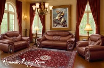 SALE Royal Luxury 3PC Sofa Set Chocolate Brown Traditional Leather Living Room