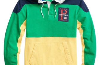 Polo Ralph Lauren Color Blocked 1967 Olympic Stadium Snow Beach Rugby Hoodie NWT