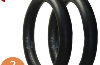 2 Pack 14×2.125 Bike Tube with Bent Valve for El