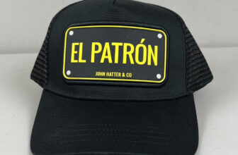 John Hatter & Co El Patron Black Adjustable Snapback Cap Hat OSFA Sweden