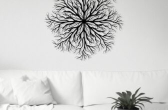Tree of Life Metal Wall Decor, Large Round Tree Sign, Nature Wall Hangings decor
