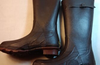 Cabela’s Tall Black Rubber Muck Rain Boots Men’s Size 8 Steel Shank Thinsulate