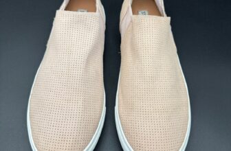 Steve Madden Women’s Janzer Slip On Sneakers Pink Suede Perforated Size 10