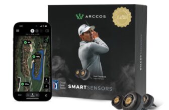 ARCCOS GOLF SMART SENSORS Gen4 80015 smoke AI GPS incl new user 1 year membershp