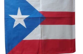 PUERTO RICO Rican FLAG BANDANA Cotton Scarf Head Neck Band Skull Face Mask Wrap