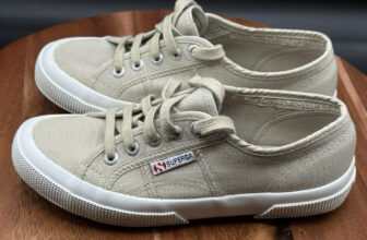 Superga 2750 Organic Canvas Sneakers, Beige, Women’s 6 (36 EU)