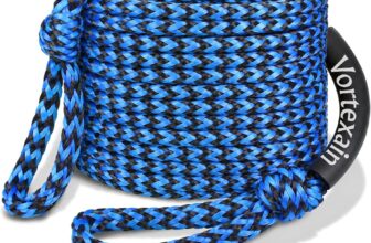 Boat Tow Rope 3K 60ft, Towable Floating Ropes for Water Ski Skiing Tubing Tub