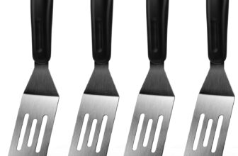 Small Spatula 4 Pieces, Mini Serving Spatula for Kitchen Use, Metal Spatula f…