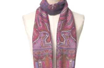 ETRO Stall Paisley wool x silk long scarf shawl Made in Italy Branded clothi…