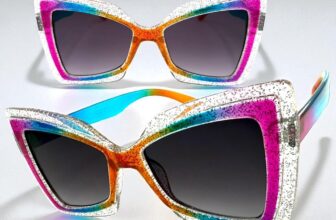 Exaggerated Classic Vintage Retro Style SUNGLASSES Funky Unique Bow Shape Frame