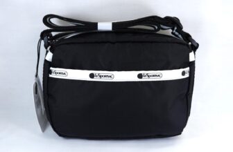 NWT LeSportsac CAMERA CROSSBODY “Spectator Black” STK#E