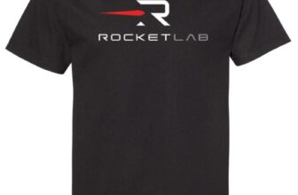 Rocket Lab space company t-shirt