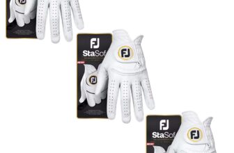 Footjoy StaSof Mens Leather Golf Glove (3 Pack) – New